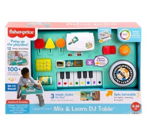 Fisher price table - dj, toy